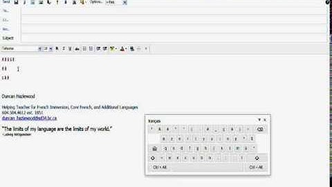 typing french accents using google chrome inputtools extension