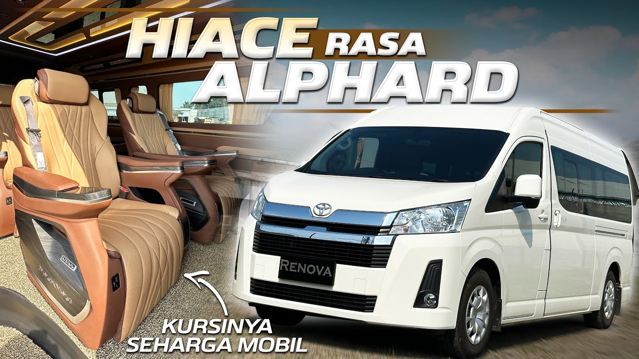 HIACE PREMIO LUXURY UNTUK SULTAN !!! Interior Luxury buatan Renova Malang
