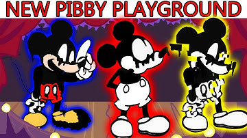FNF Character Test | Gameplay Vs Playground | Mickey Mouse | FNF X Pibby | Glitch Mickey Mouse