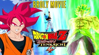 Goku Plays Budokai Tenkaichi 4 | BROLY MOVIE
