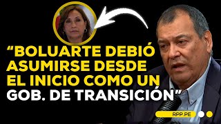 "Dina Boluarte atraviesa una situación bastante menor que la de Pedro Castillo": Jorge Nieto