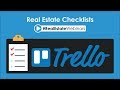 Real Estate Checklists and Trello for agents