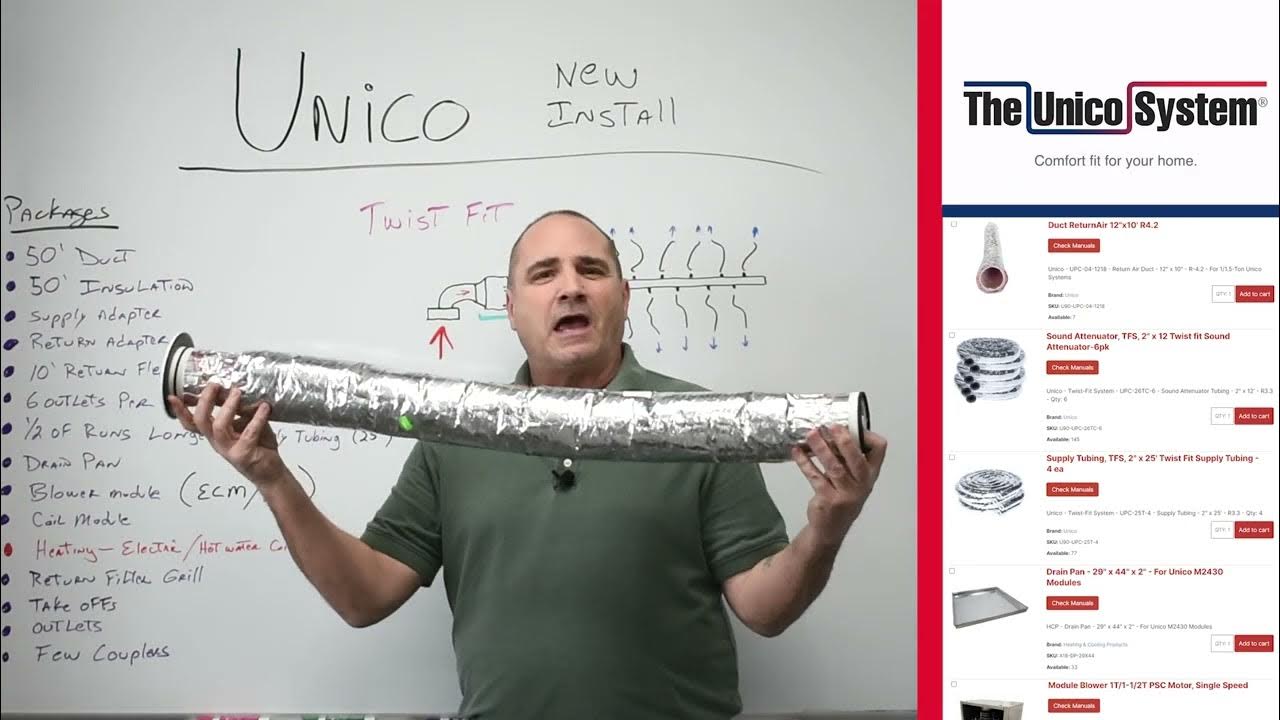 Unico HiVelocity New Installation Complete HVAC Solution by Able