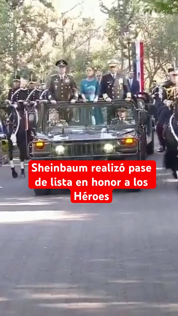 Sheinbaum realiza pase de lista conmemorativo en honor a los Héroes de las Gestas Heroicas