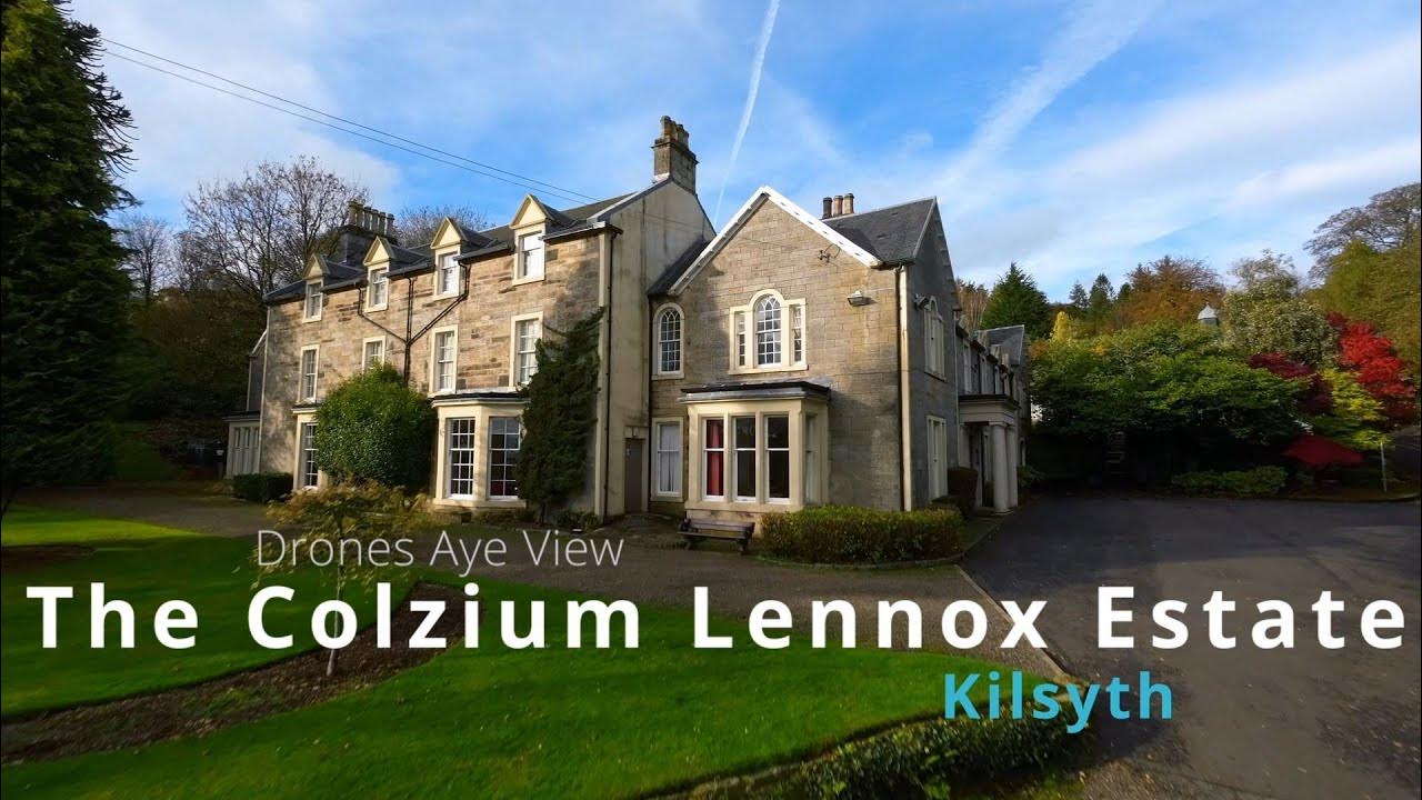 The Colzium Lennox Estate, Kilsyth Autumn 2022 Drone Shots YouTube