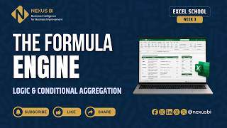 Nexus BI Excel School | Week 3: The Formula Engine