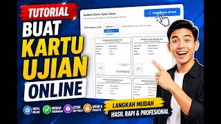 Kartu peserta ujian online tanpa coding Bisa!