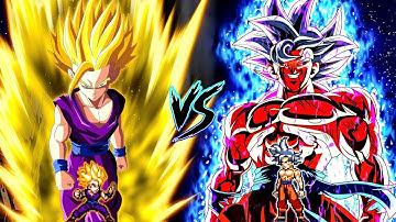 Gohan Teen DBFZ V2 OP (New) VS Son Goku V5 OP (all form) in Jump Force Mugen