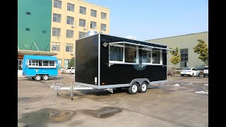 Collection Of The Best Of 16ft and 18ft Food Trailers  Henan Camp Food Trailer