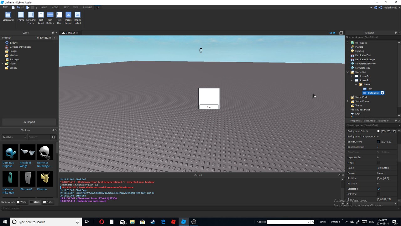 WalkspeedGUI For Beginners Roblox Studio - YouTube