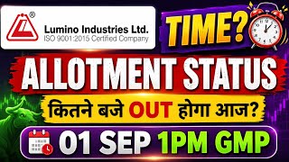 Lumino industries ipo allotment status🤑lumino industries ipo allotment💥lumino ipo gmp today✅LUMINO💥 screenshot 1