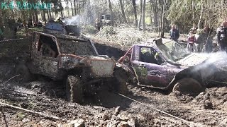 Off-Road vehicles vs mud in forest | ET1 | Madona 2017