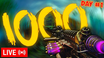 BEATING MY HIGHEST ROUND IN COD ZOMBIES | SHI NO NUMA ROUND 1000 (Day 1)