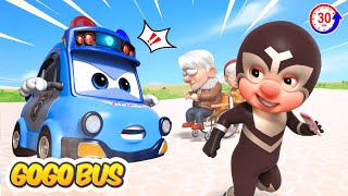 ❗ Cảnh Giác Với Kẻ Xấu Nơi Công Cộng 🚔 Hoạt Hình Cảnh Sát Trưởng GOGO Bus