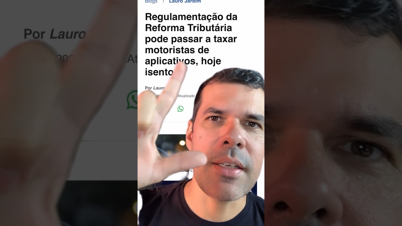 🚨Imposto para motoristas de app chegou! #uber #brasil