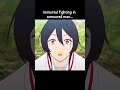 💀 Immortal Warrior vs Armored Giant—Epic Anime Battle Unleashed! ⚔️🔥 #anime#shorts