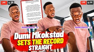 WATCH Dumi Mkokstad Address Cheating Allegations&Reveals The Real Woman Behind The Screenshots