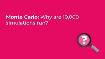 Monte Carlo: Why are 10,000 simulations run?