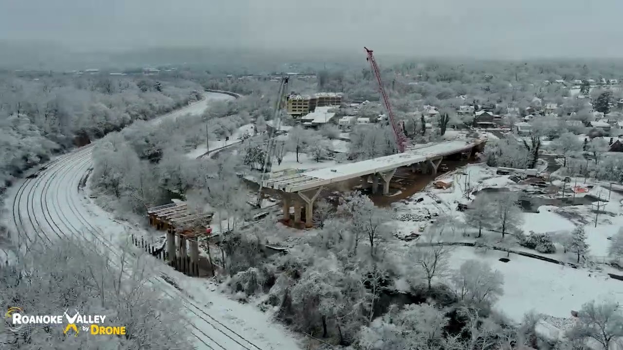 Roanoke Neighborhoods in the Snow