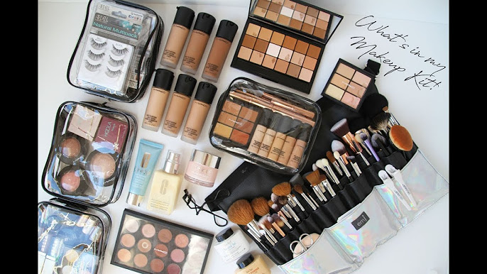2017 SETUP) How To Set Up A Professional Makeup Kit for NYFW, Campaigns &  Celebrity Clients 