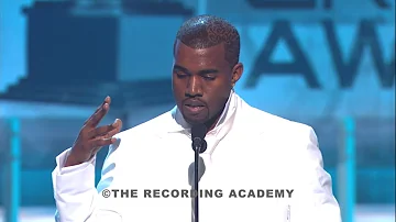 2005 - Kanye West Wins Grammy Best Rap Album: The College Dropout (Speech)