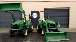John Deere 305 Loader vs D160 Loader