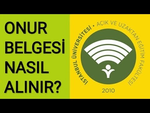 AUZEF Onur belgesi veya yüksek onur belgesi nasıl alınır?Onur belgesini kimler alabilir?