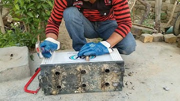 Hacking Open  A Car Battery | step by step |