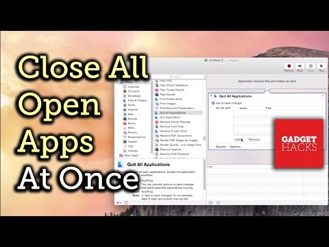 How do you close all apps on a Mac?