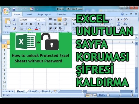 Microsoft Excel Unutulan Sayfa Koruması Şifresi Kaldırma(Kırma)