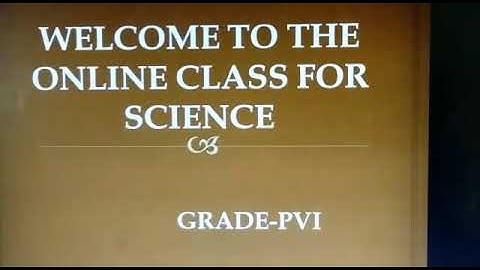 PVI SCIENCE LESSON # 36 (PART 1) (CHP#3 EXERCISE Q#3) Dated: 26/6/2020