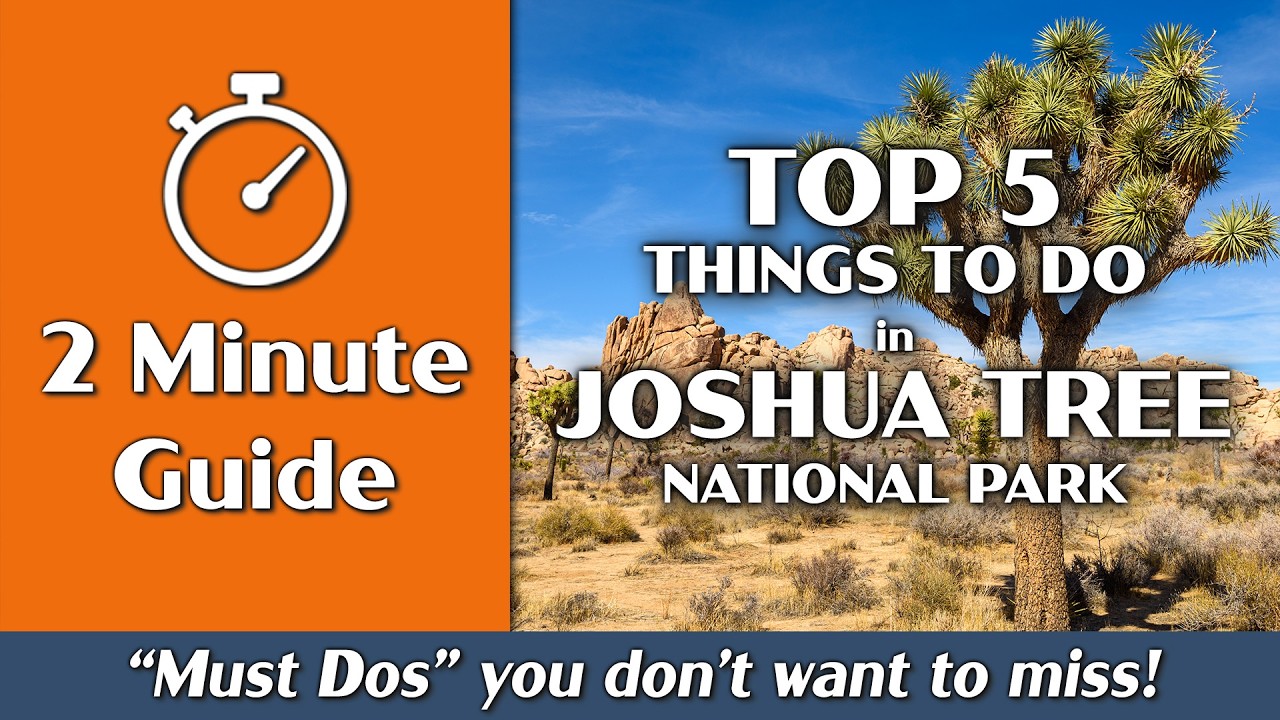 Joshua Tree National Park | Top 5 Things to Do | 2-Minute Guide