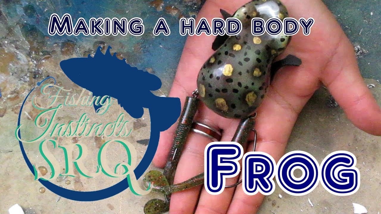 Making a hard body frog from vinyl 
