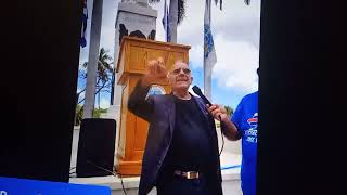 Habla Max Lesnik en Cayo Hueso: 128 Aniversario de la caída de José Martí.