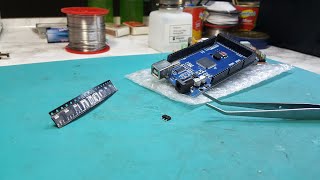 Repair - Arduino Mega Board Voltage Regulator Replacement (Subtitles Available)