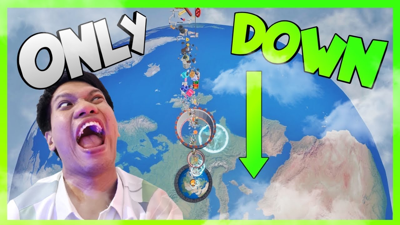 HAHAHA SANGAT MUDAH TINGGAL TERJUN SAJA KEBAWAH HAHAHA!! Only Down [INDO] -Menuju NerakeeeEEEE!!!!