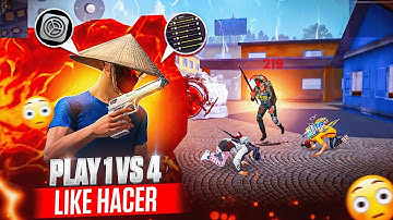 1 VS 4 Will Become “SuperEasy” After You All Know These Secrets 🤫 | Sensi + DPi For Headshot