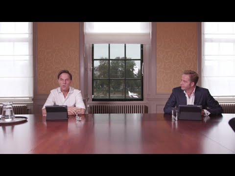 Livesessie premier Mark Rutte en minister Hugo de Jonge over de aanpak van het coronavirus