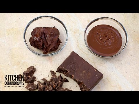 How to Melt Chocolate, the Right Way! - Kitchen Conundrums with Thomas Joseph