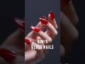 Nail Tutorial - glass Nails 🧊 #shorts #nailart #nails