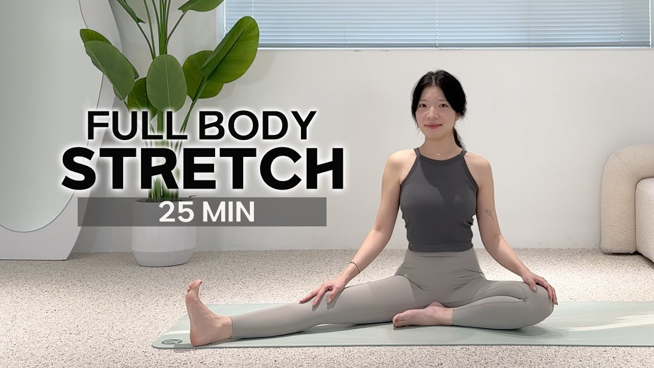 25 MIN FULL BODY STRETCH – Release Tight Muscles & Improve Flexibility
