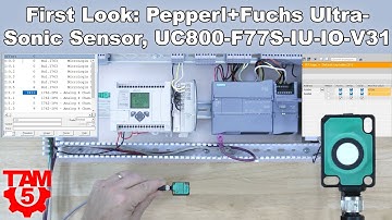 First Look: Ultrasonic Sensor with Analog Out and IOLink from Pepperl+Fuchs