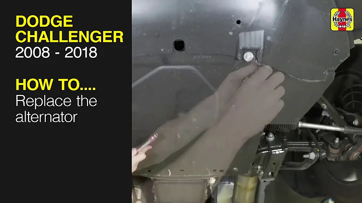 How to Replace the alternator on the Dodge Challenger 2008-2018