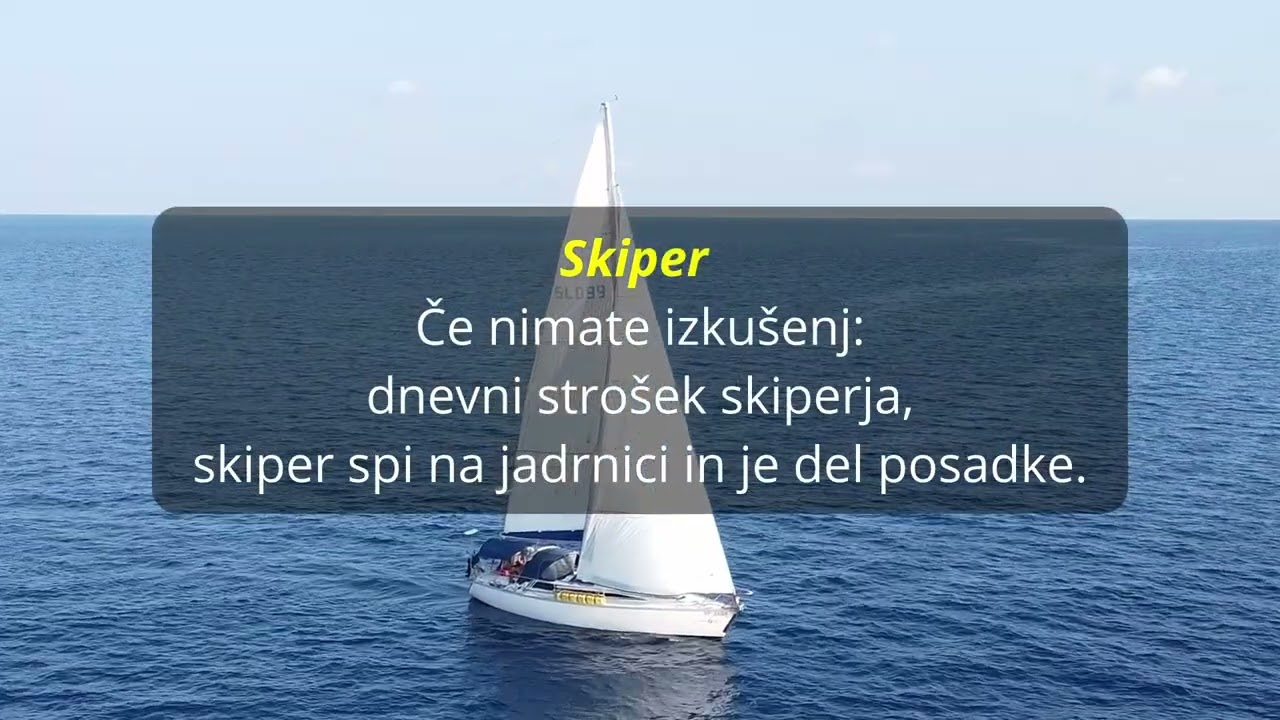 Kaj pomeni najem jadrnice?