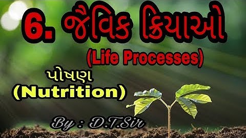 Nutrition / Autotrophicnutrition /Life Processes / પોષણ / સ્વયંપોષી પોષણ / જૈવિક ક્રિયાઓ / std 10