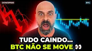 Tudo despenca. Bitcoin não cai. O gráfico já sabe o que vem. Live 5:30