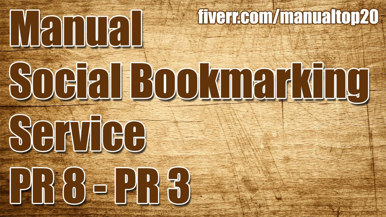 Manual Social Bookmarking Service