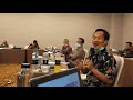 Serunya diskusi uji petik pendampingan MBS antara Disdik Lamongan dengan Direktorat SMP