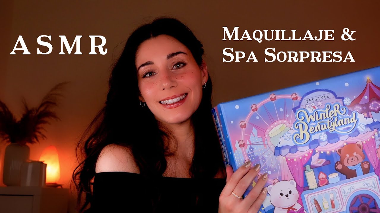 ASMR SPA & MAQUILLAJE Sorpresa 🎀🧸💤 Skincare & Masaje Facial 🧼💌 Atención Personal