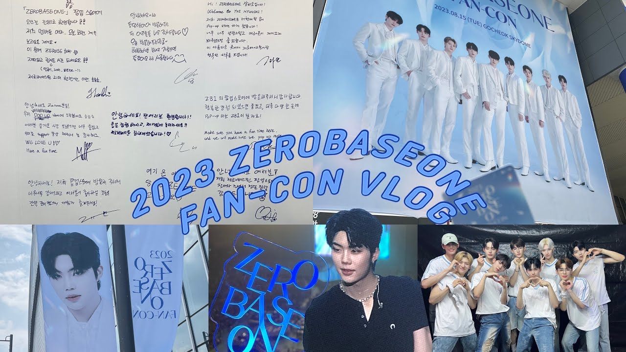 [Hi, 제로즈로그] 내가 제베원 첫 팬콘을 가다니 대감격의 날😭💙 | ZB1 2023 FAN-CON VLOG